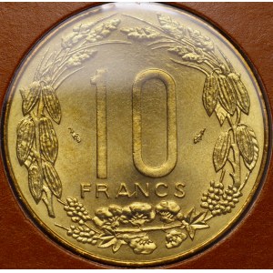 Cameroon, 10 Francs, 1983, Grade 1