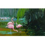 Patrycja Kruszyńska-Mikulska (ur. 1973, Lublin), Green Paradise XI, dyptyk, 2022