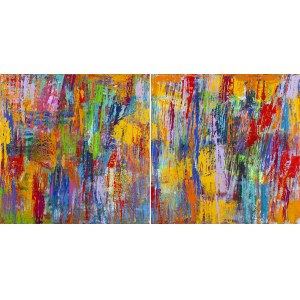 Gossia Zielaskowska (nata nel 1983, Poznań), 'Color obsession', dittico, 2026