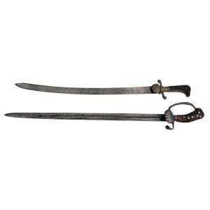 Two hunting fangs