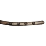 Luxurious Ottoman Shamshir with silver gilded garniture