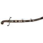 Luxurious Ottoman Shamshir with silver gilded garniture