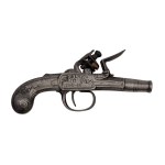 All-metal flintlock pocket pistol (tercerola), Segalas