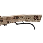 Hunting crossbow and hever