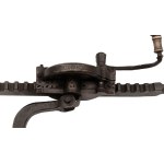 Hunting crossbow and hever