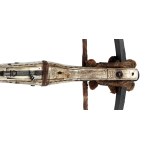 Hunting crossbow and hever