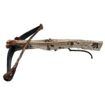 Hunting crossbow and hever