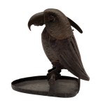 Parrot as cigar cutter with ashtray