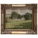 Two Landscape Paintings, Bedřich Peroutka and Ondřej Harlas