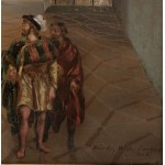 Historical interior in Friedrich Wilhelm Jankowski's paintings