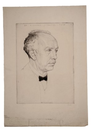 Portrét doktora Richarda Strause, Emil Orlik