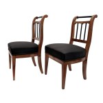 Pair of chairs, biedermeier