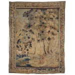 Tapestry with pastoral scene