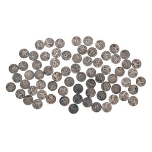 Czechoslovakia 1st Republic - 1 koruna - 61 coins