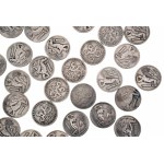 Czechoslovakia 1st Republic - 1 koruna - 61 coins
