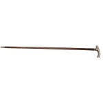 Art Nouveau walking stick made of palm wood