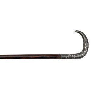 An Art Nouveau skewer made of Makasar ebony
