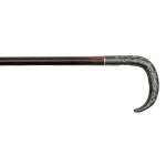 An Art Nouveau skewer made of Makasar ebony