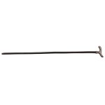 Ebony spatula with silver handle