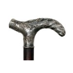 Spatule avec manche en argent de style rococo