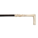Spatula with carved bone handle