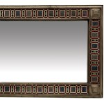 Mirror decorated in the style of Leopold Forstner