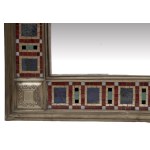 Mirror decorated in the style of Leopold Forstner