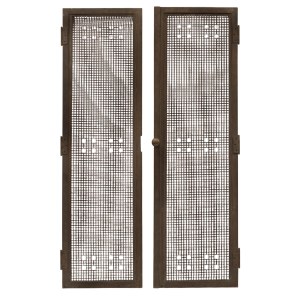 Double-leaf lattice doors, Art Nouveau
