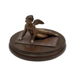 Toilet set with bronze sculptures, Franz Bergmann (attributed)