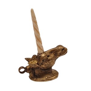 Anhängersiegel in Form eines Einhornkopfes