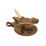 Pendant seal in the form of a unicorn head