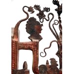 Fragment sicílskeho svadobného vozíka