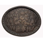 Large hanging decorative tray and decorative oval tray