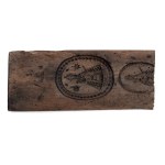 Two wooden gingerbread moulds