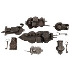 Convolut of door and chest locks