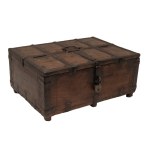Wooden Indian dowry box