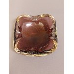 Murano Glass Bullicante Type Glass Platter Bowl