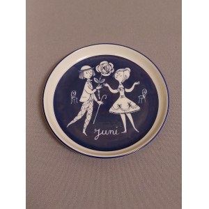Rosenthal Peynet Series Monthly Plate June