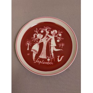 Piatto mensile della serie Rosenthal Peynet settembre