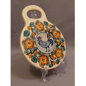 Faience Factory Wloclawek Planche avec coq