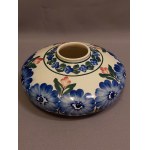 Faience Works Circle Vase + Plate Patera Nouveau