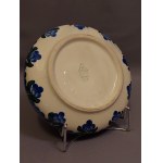 Faience Works Circle Vase + Plate Patera Nouveau