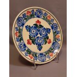 Faience Works Circle Vase + Plate Patera Nouveau