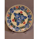 Faience Works Circle Vase + Plate Patera Nouveau