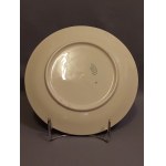 Faience Works Circle Vase + Plate Patera Nouveau