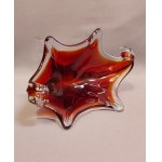 Plat en verre d'art de Murano