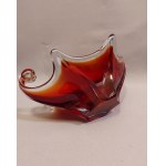 Plat en verre d'art de Murano