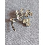 Brooch Flowers With Zircons Brooch