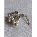 Brooch Flowers With Zircons Brooch