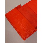 Boîte à cartes Motif égyptien Hiéroglyphes Cuir